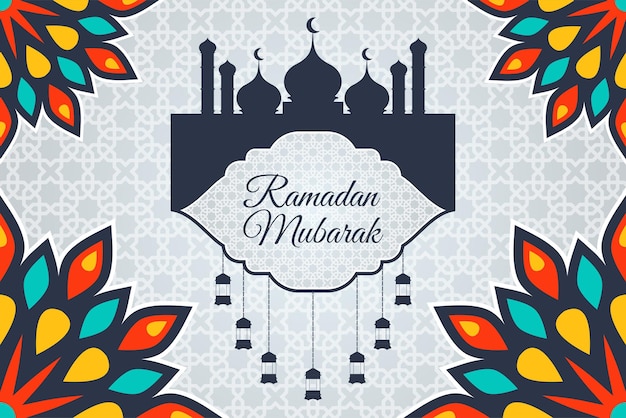 diseño moderno de fondo de ramadán