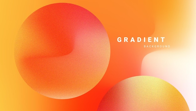 Diseño moderno de gradiente fluido con formas circulares abstractas