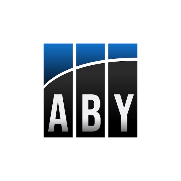 Diseño moderno del logotipo de ABY