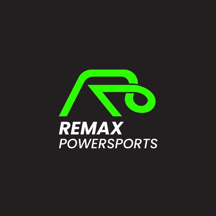 Diseño moderno del logotipo de los deportes de motor con las letras R y P