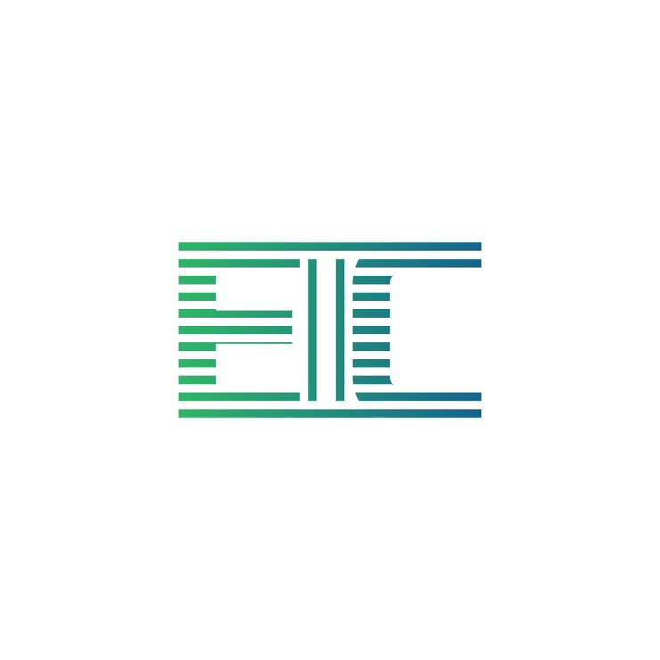 Vector diseño moderno del logotipo del eic carta eic icon de marca minimalista profesional y versátil para la identidad empresarial