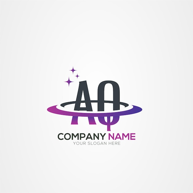 Diseño moderno del logotipo espacial del planeta con elementos vectoriales creativos