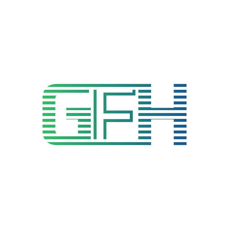 Vector diseño moderno del logotipo de gfh carta gfh icon de marca minimalista profesional y versátil para la identidad empresarial