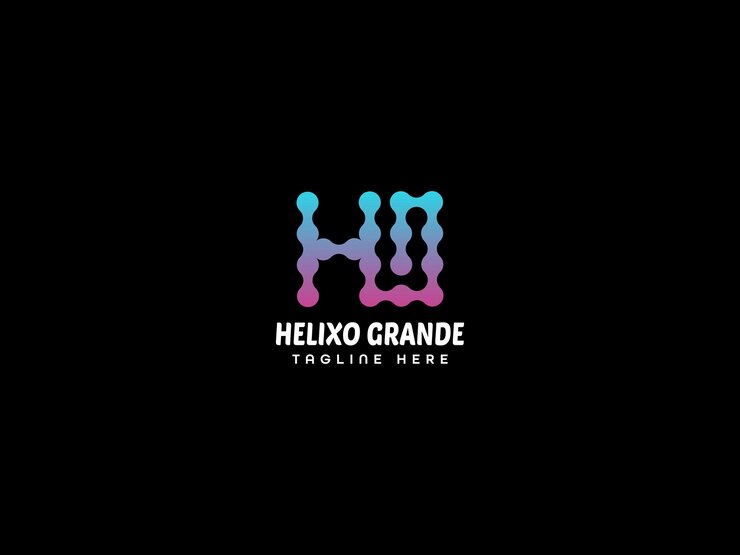 Diseño moderno del logotipo de HG