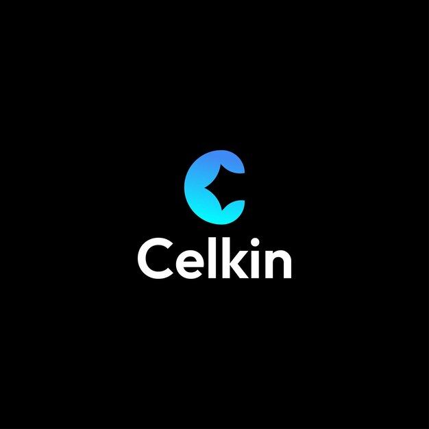Diseño moderno del logotipo de la letra C