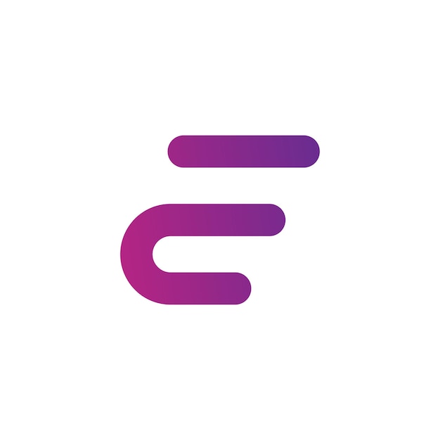 Diseño moderno del logotipo de la letra E