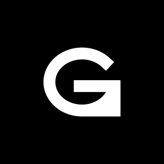 diseño moderno del logotipo de la letra G del monograma