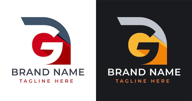 Diseño moderno del logotipo de la letra G