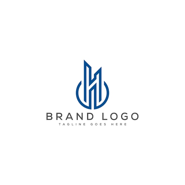 Diseño moderno del logotipo de la letra H