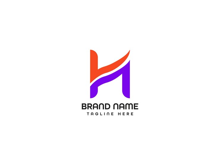 Diseño moderno del logotipo de la letra H