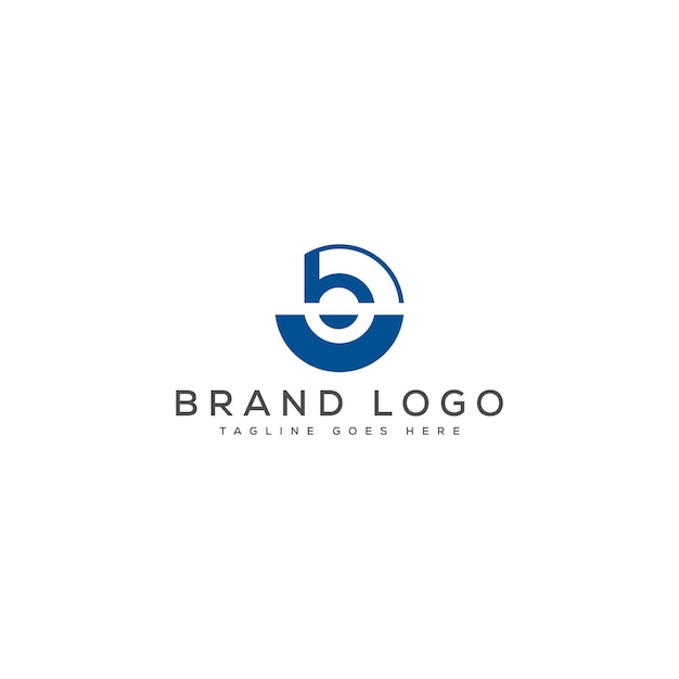 Diseño moderno del logotipo de la letra HB