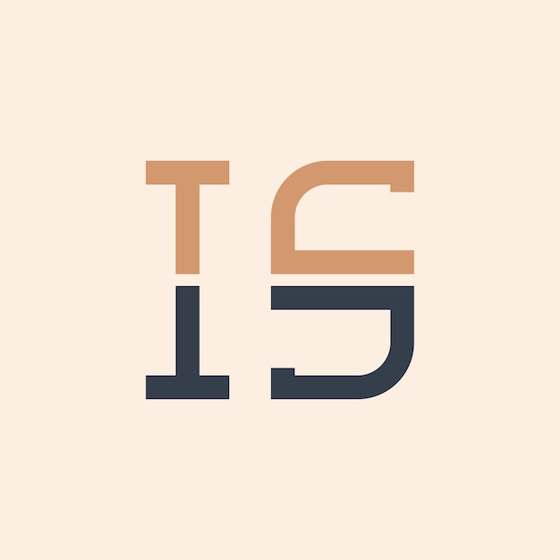 Diseño moderno del logotipo de la letra IS Creativo y versátil Diseño del logotipo IS adecuado para todas las empresas