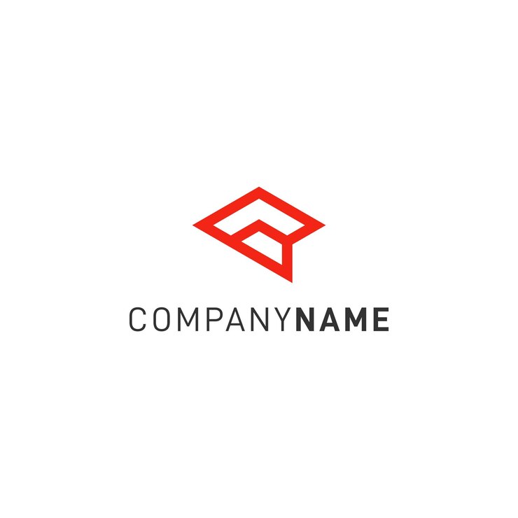 Diseño moderno del logotipo de la letra PA