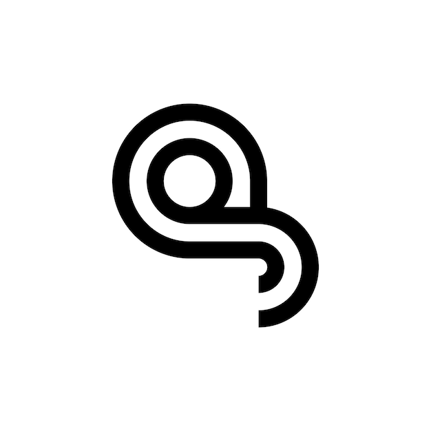 diseño moderno del logotipo de la letra Q monograma