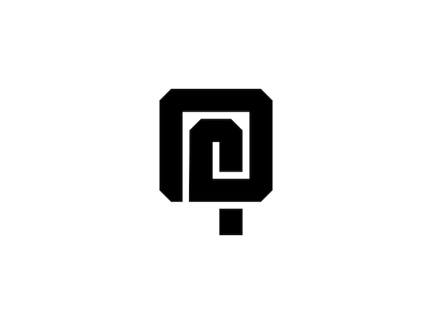 diseño moderno del logotipo de la letra Q del monograma