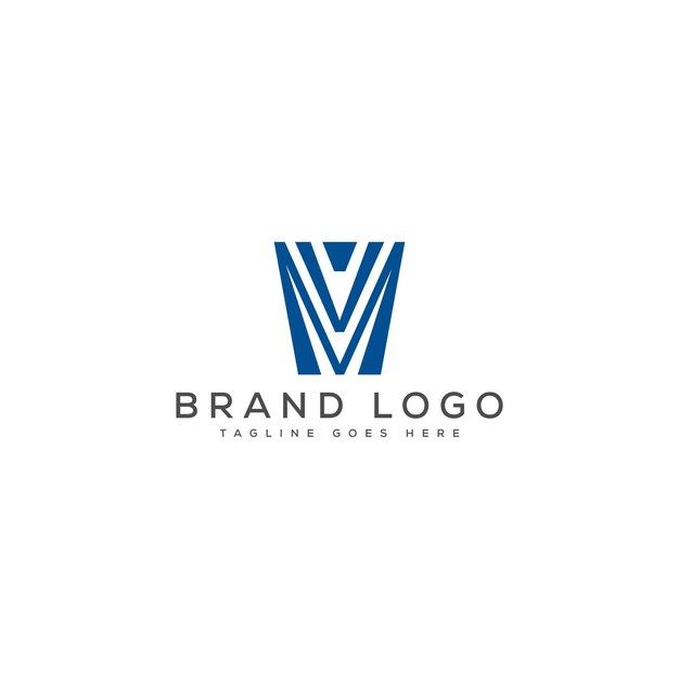 Diseño moderno del logotipo de la letra V