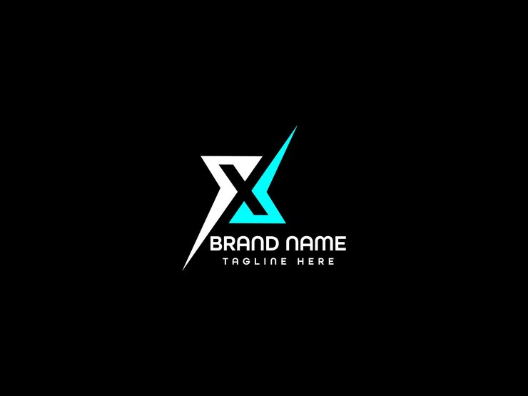 Diseño moderno del logotipo de la letra X
