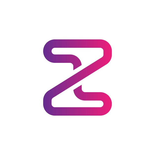 Diseño moderno del logotipo de la letra Z
