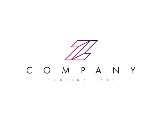 diseño moderno del logotipo de la letra Z