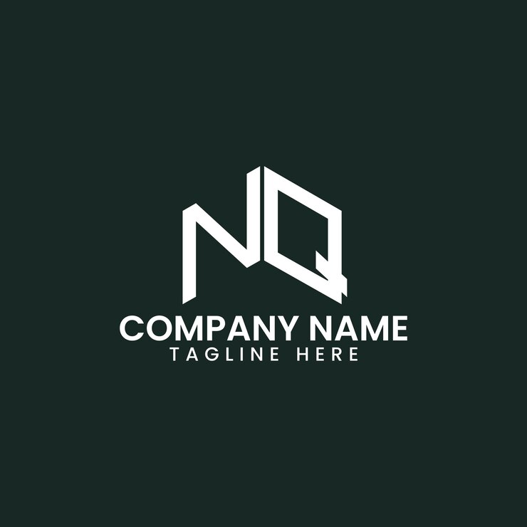 Vector diseño moderno del logotipo de las letras geométricas