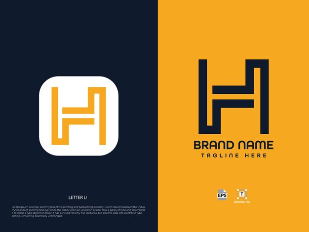 diseño moderno del logotipo del monograma