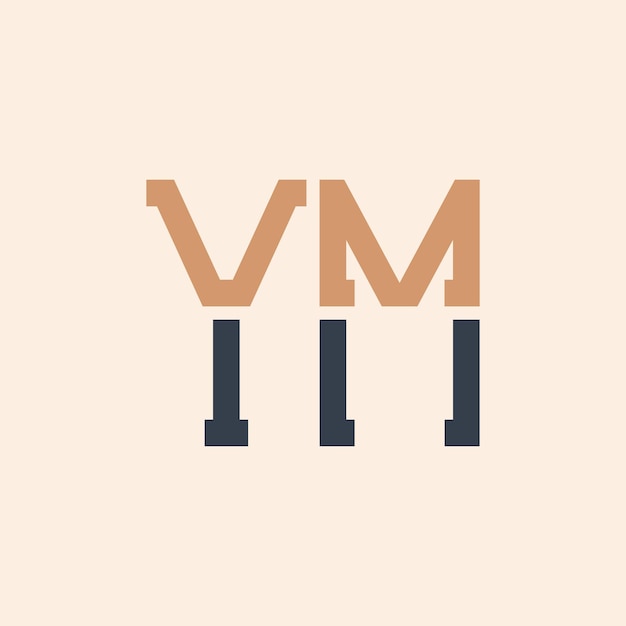 Diseño moderno del logotipo de YM Creativo y versátil Diseño del logotipo YM adecuado para todas las empresas