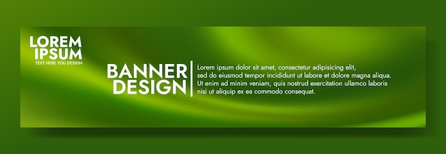 Diseño moderno de la pancarta con un fondo verde limón