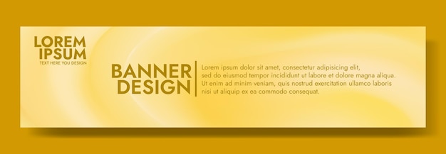 Diseño moderno de pancartas con un fondo dorado reluciente