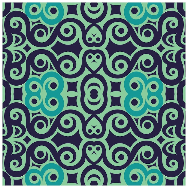 diseño moderno de patrón de fondo floral abstracto sin costuras