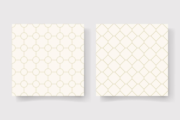 Diseño moderno de patrones abstractos con formas geométricas y colores brillantes