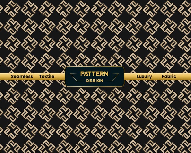Diseño moderno de patrones abstractos y geométricos sin costuras para telas