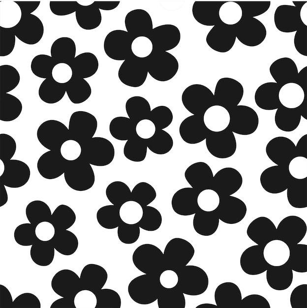 Diseño moderno de patrones florales con elementos decorativos