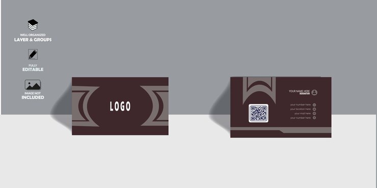 Diseño moderno de plantillas de tarjetas de visita Inspirado en la tarjeta de contacto abstracta para la empresa