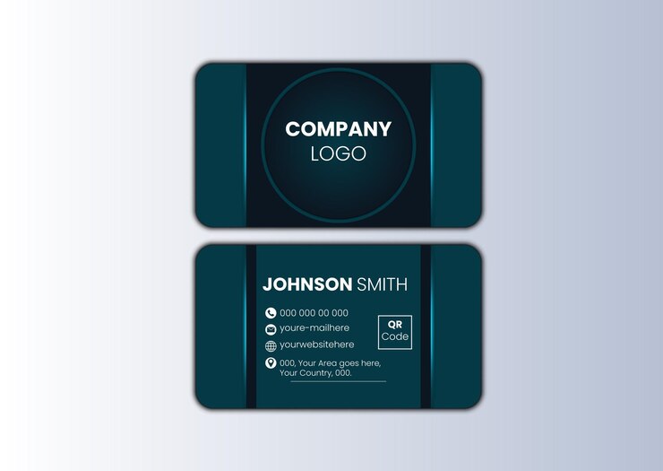Diseño moderno de tarjeta de visita creativa