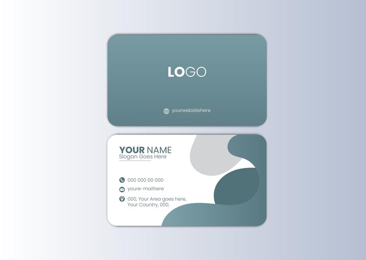 Diseño moderno de tarjeta de visita creativa
