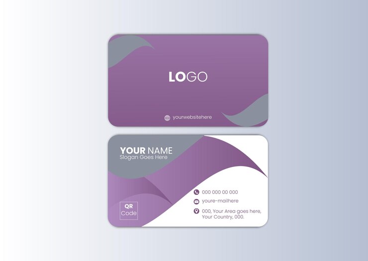 Diseño moderno de tarjeta de visita creativa