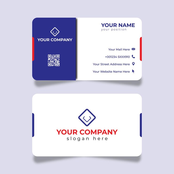 Diseño moderno de tarjetas de visita con estilo profesional.