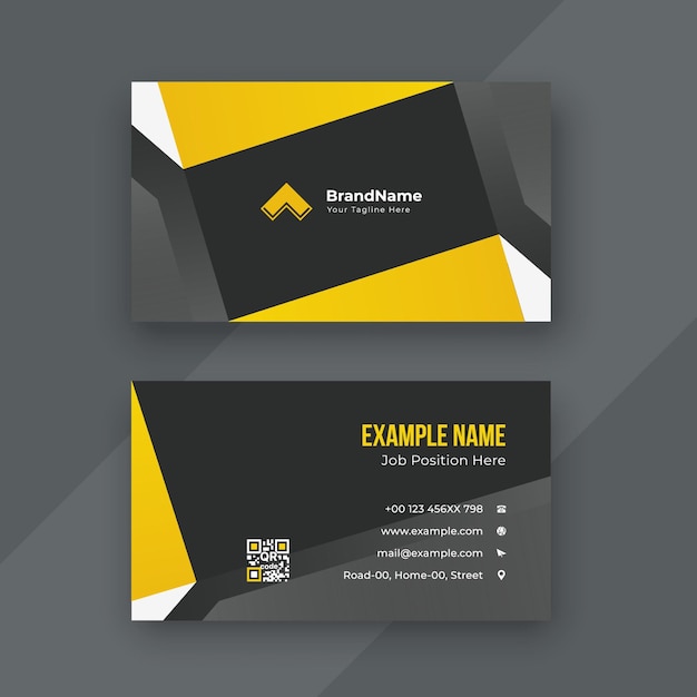 Diseño moderno de tarjetas de visita para profesionales corporativos
