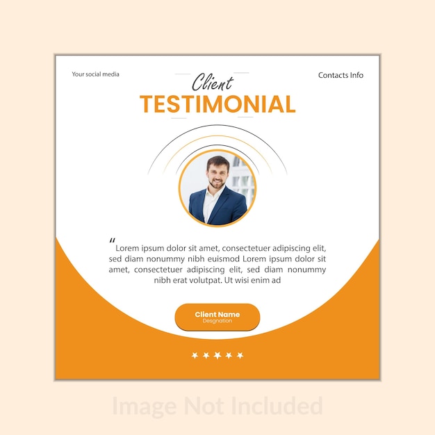 Diseño moderno de testimonios de clientes