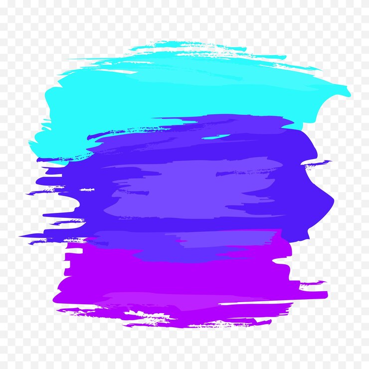 Vector diseño moderno de trazos de pincel de acuarela