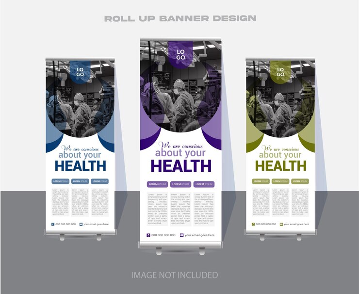 Diseño moderno y único de Corporate Rollup Benner con capa organizada
