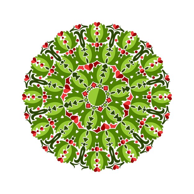 Diseño moderno del vector del ejemplo del arte de la mandala