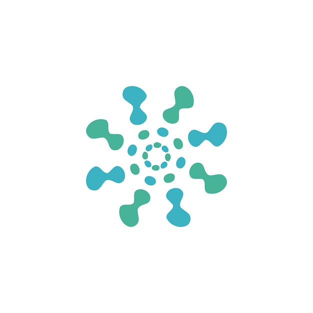 diseño de moléculas feas para el logotipo de la compañía