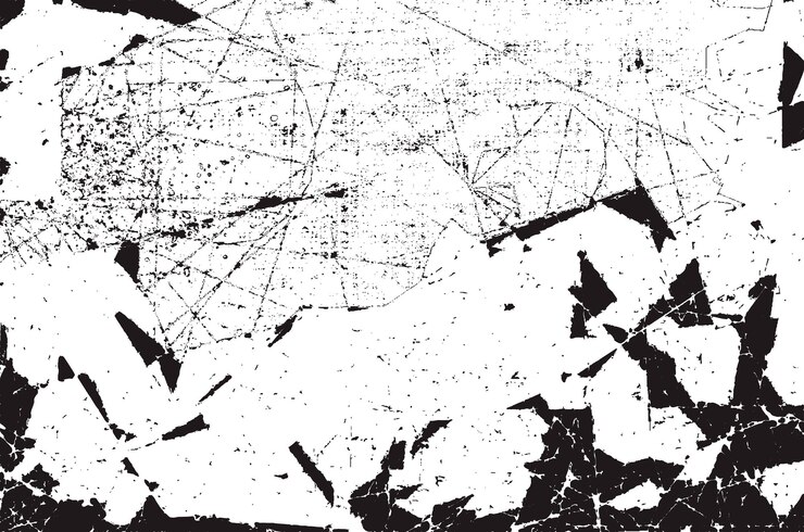 Vector diseño monocromático de superposición de grano de angustia