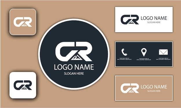 Diseño de monograma de logotipo