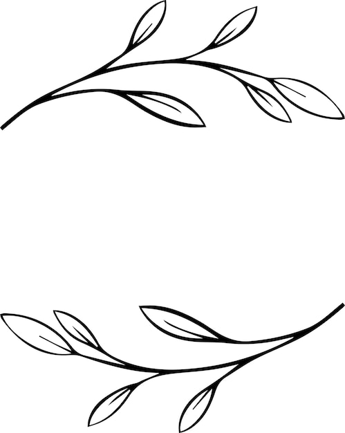 diseño del monograma del marco