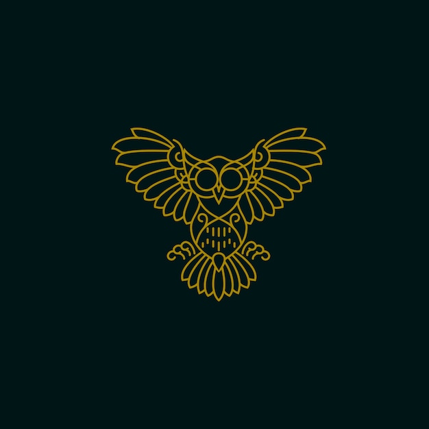 DISEÑO DE MONOLINA DE BÚHO