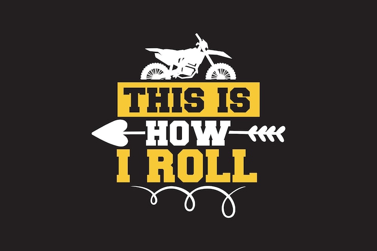 Vector diseño de motocicletas svg