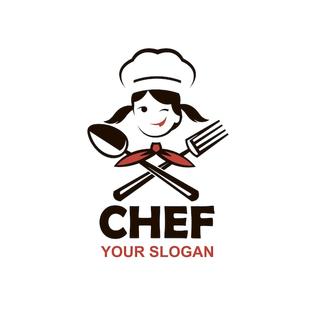 diseño de mujer chef