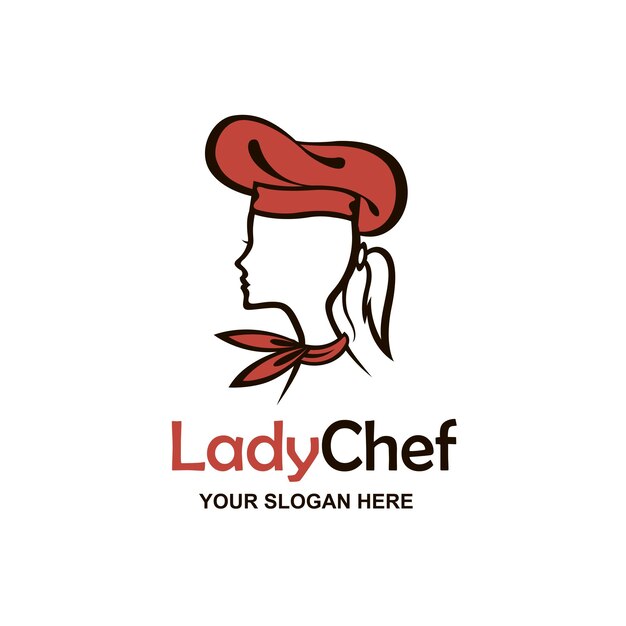 diseño de mujer chef
